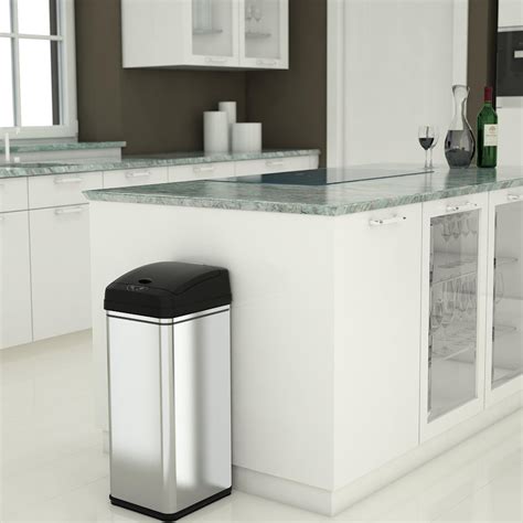 Itouchless Deodorizer Automatic Sensor Touchless Trash Can 49 Litre
