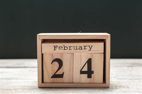 Premium Photo February 24th Day 24 Of February Month