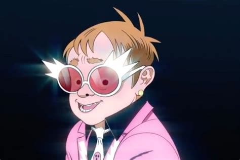 Watch Elton John Gets Animated For Gorillaz Song