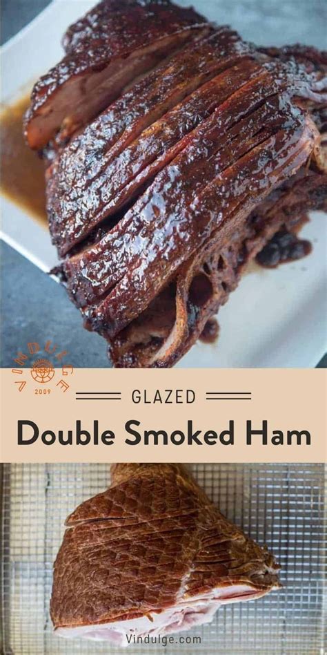 Double Smoked Ham With Cherry Bourbon Glaze Recipe