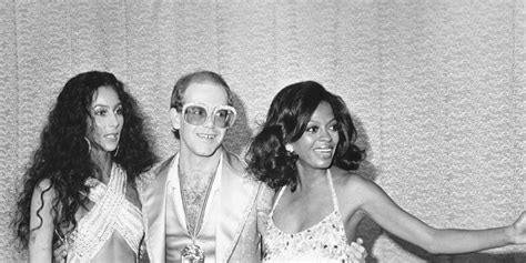 Cher Elton John And Diana Ross 1970s 70s Music Music Icon Elton John