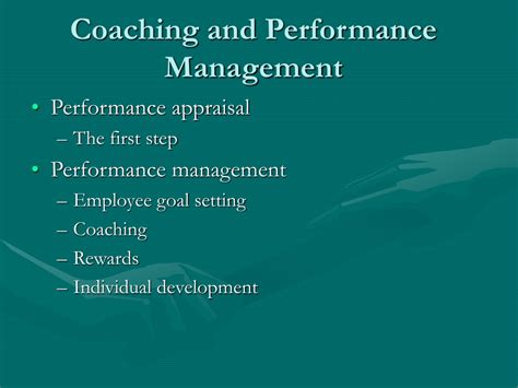 Ppt Coaching And Performance Management Powerpoint Presentation Free