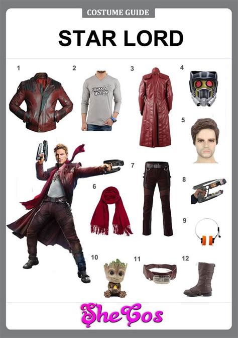 Get The Realistic Star Lord Cosplay Guide Shecos Blog Star Lord