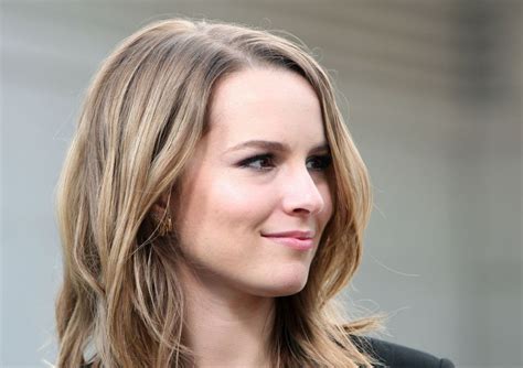 BRIDGIT MENDLER on the Set of Extra in Los Angles - HawtCelebs