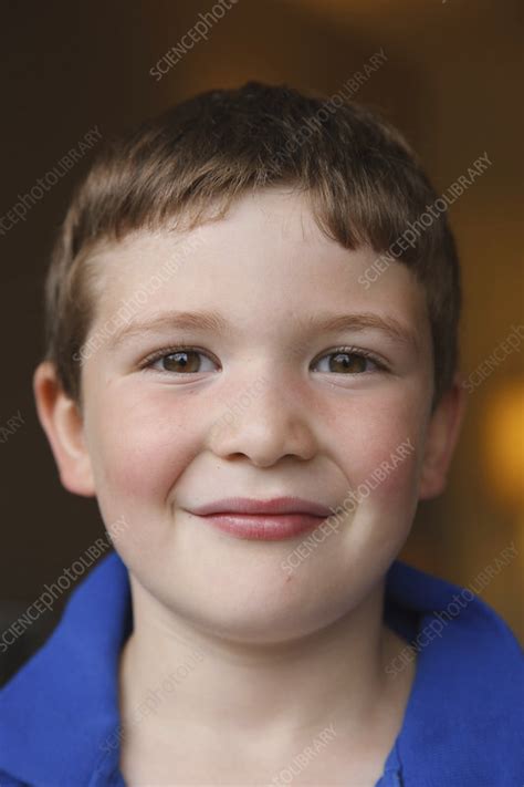 Portrait Of White Boy Smiling Stock Image C0471048 Science Photo