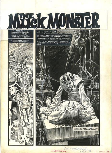 Bernie Wrightson Muck Monster Artist Edition Portfolio Fresh Comics