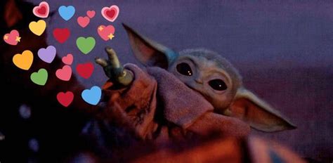 Baby Yoda Heart Emoji Memes Know Your Meme