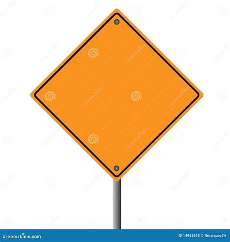 Orange Road Sign Stock Photos Image 14955513