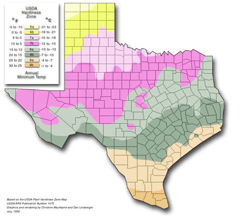 Texas Hardiness Zones