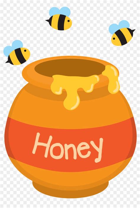 Winnie The Pooh Honey Pot Clip Art Pote De Mel Do Pooh Hd Png