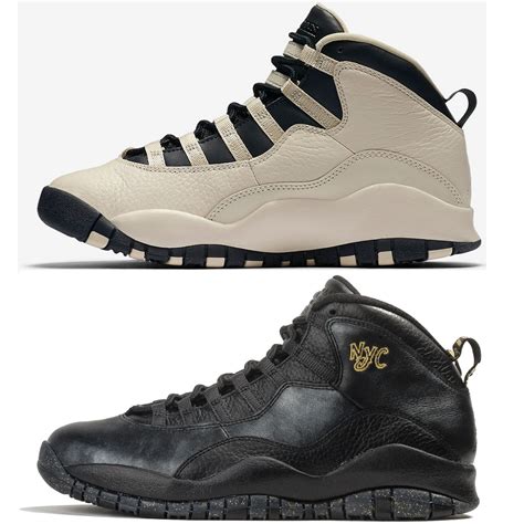 Nike Air Jordan 10 X Retro Nyc Premium Basketballschuhe Sneaker