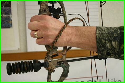 Bow Sling Installation On A Compound Bow