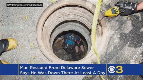 Officials Man Pulled From Sewer System After Being Stuck Underground