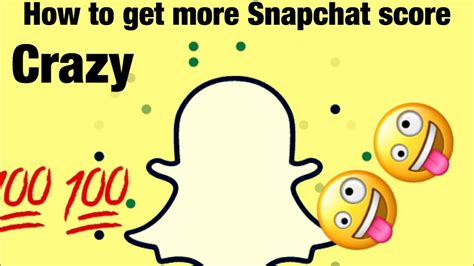 You will have to open the profile page of your snapchat now, check the right side of the username and you will find a number. How to get a higher snap score - YouTube