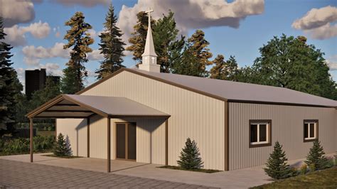 Steel Church Buildings Custom Made For Your Requirements