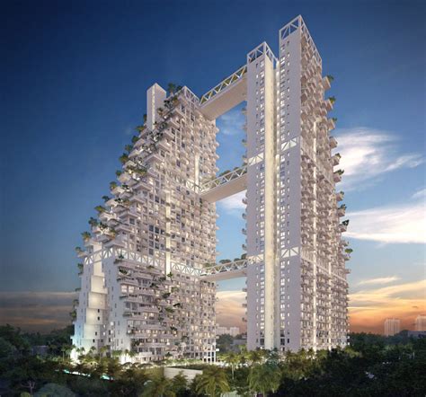 Moshe Safdie Designs Fractal Based Sky Habitat For Singapore