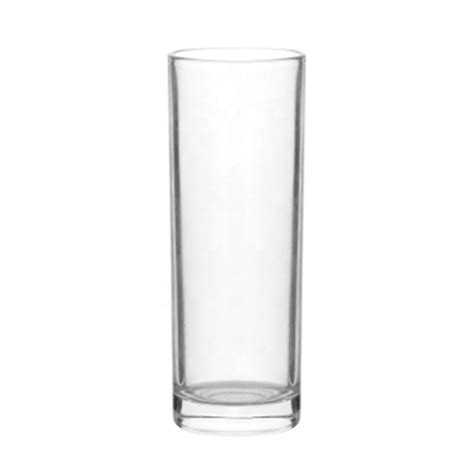 Lav Clear Ounce Drinking Glasses Tall And Narrow Design X Thick And Durable Heavy Base