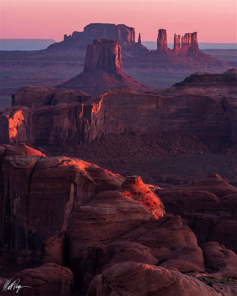 Dawn At Monument Valley 2017 Hunts Mesa Arizona