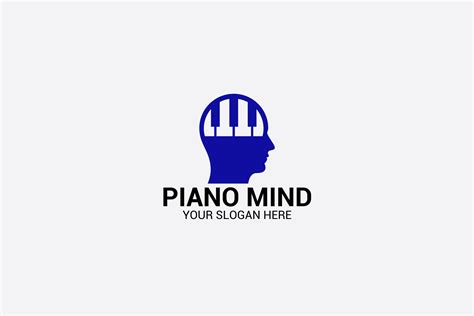 Piano Mind Logo Graphic By Shazdesigner · Creative Fabrica
