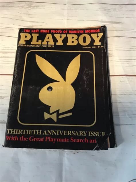 Playboy Magazine January Th Anniversary Issue Penny Baker