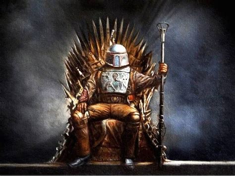 Boba Fett Iron Throne Collection By Zen Oconor Now Sold 12215