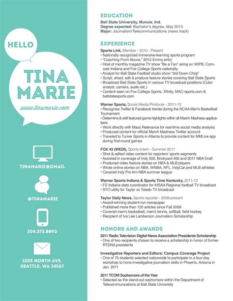 Love The Idea Of A Resume Like This Such Cute Icons Best Resume