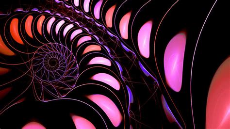 Colorful Twisted Spiral Fractal Hd Trippy Wallpapers Hd Wallpapers