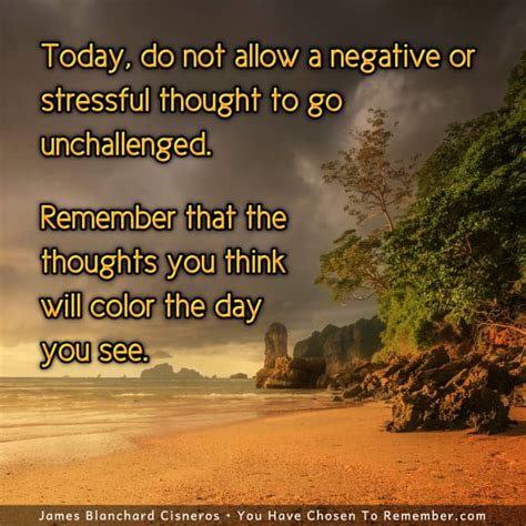 Inspirational Quote About Negative Thinking