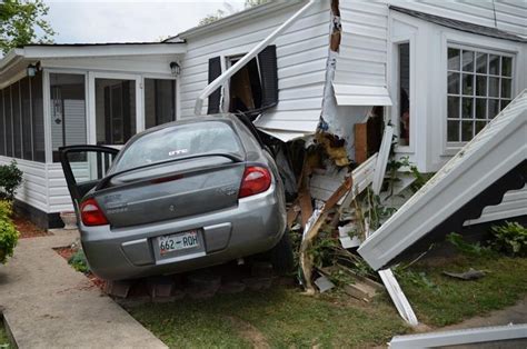Hixson Home Uninhabitable After Car Crashes Into It