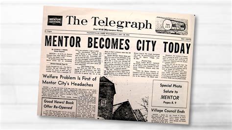 Celebrating 60 Years Of Cityhood City Of Mentor Ohio