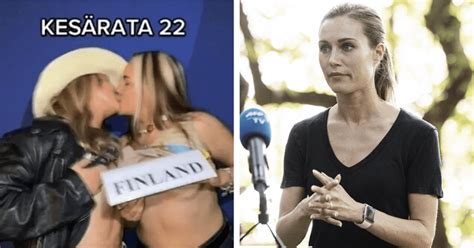 More Scandal For Sanna Marin Finland S Pm Apologizes For Photo Of Topless Women Kissing At Her