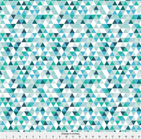 Boys Triangle Quilt Fabric Prism High Seas By Mariah Girl Blue Baby