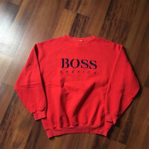 Hugo Boss Vintage Boss America Sweatshirt Grailed