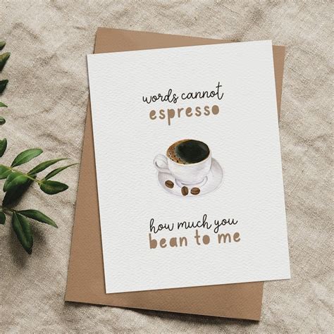 Coffee Birthday Card Etsy