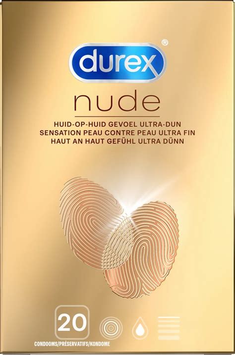 Durex Condooms Nude Extra Dun Huid Op Huid Sensatie 20 Stuks