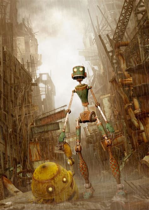 35 Futuristic Illustrations Of Robot Art Wdd