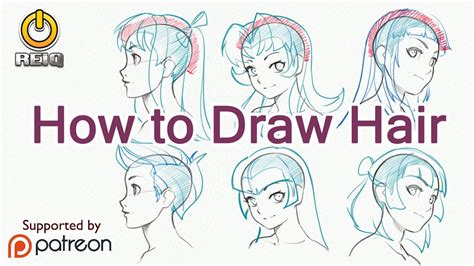 How to draw wavy hair. How To Draw Anime Hair, From Construction to Styles ...