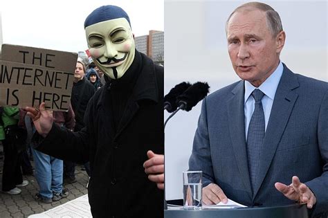 Hacking Group Anonymous Declares ‘cyber War Against Putin