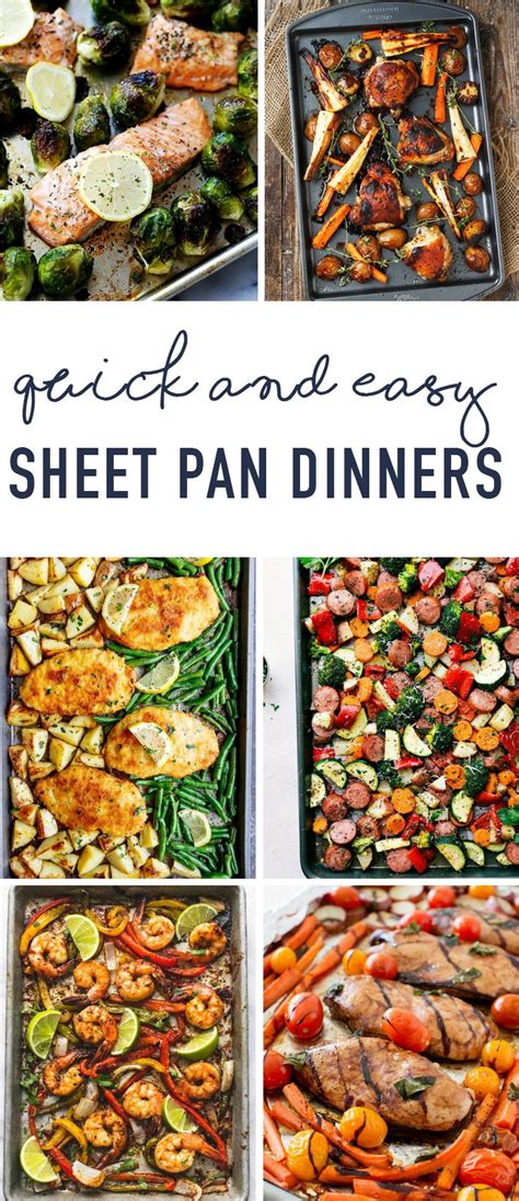 Quick And Easy Dinners Healthy Sheet Pan Meals We Love Sheet Pan