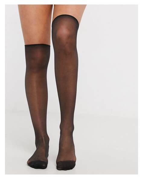 Ann Summers Synthetic Suspender Stocking In Black Lyst