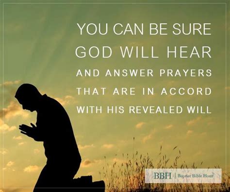 You Can Be Sure God Will Hear And Answer Prayers That Are In Accord