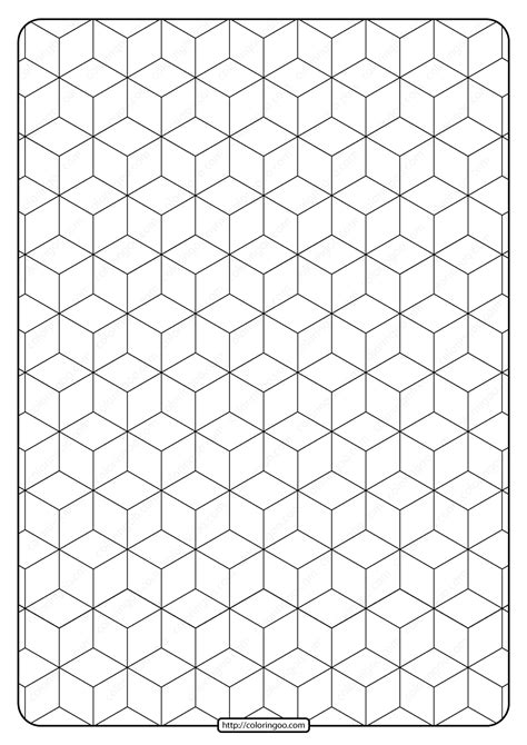 Free Printable Geometric Pattern Pdf Book 007