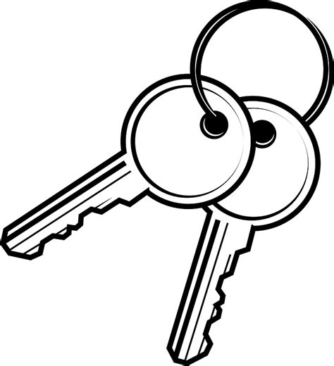 Outline Of A Key Clipart Key Clipart Stunning Free Transparent Png