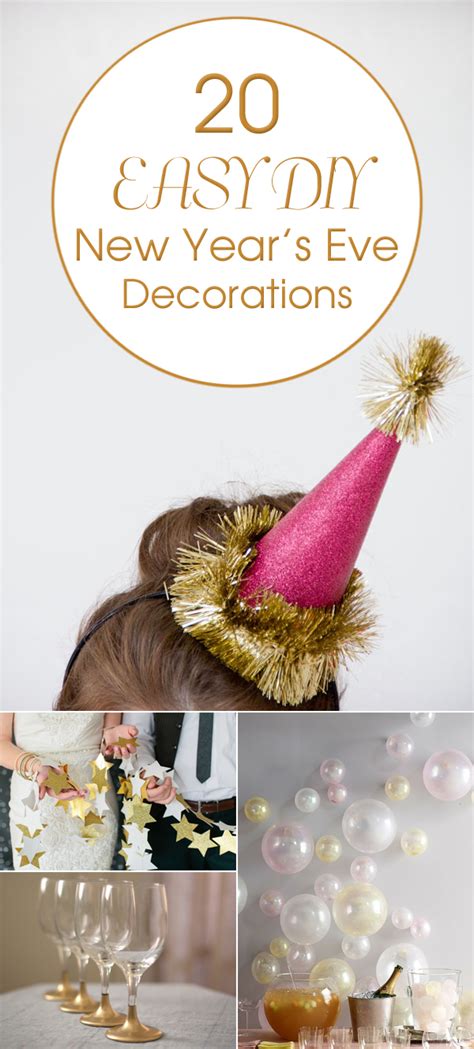20 Easy Diy New Year S Eve Decorations