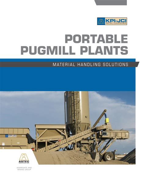 Portable Pugmill Plants · Cement Treated Base Ctb Roller Compacted