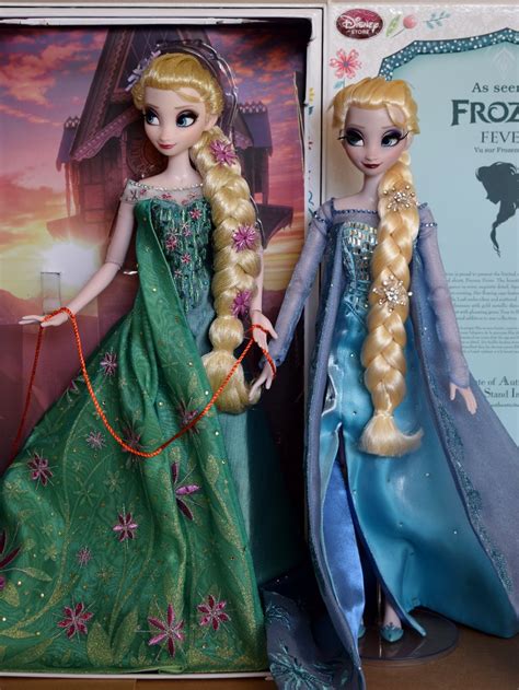 Frozen Fever Vs Snow Queen Elsa Limited Edition 17 Dolls Disney