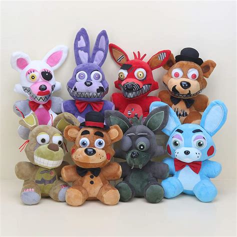 Xsmart Global Fnaf Plushies Full Characters10in Freddy Fazbear Plush