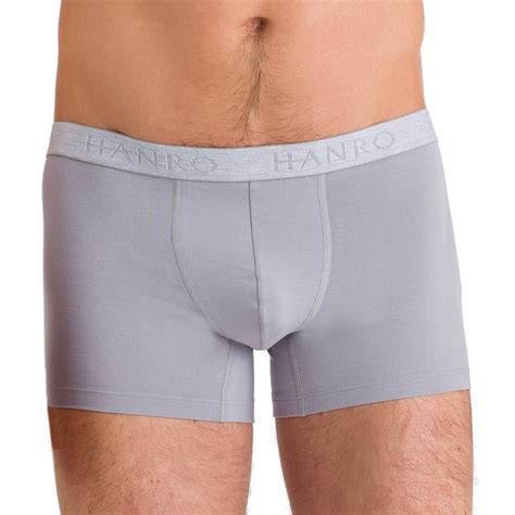 Hanro Men Underwear Cotton Essentials 2pack Pants Grey 073078 Italian Design Fashion And Beauty