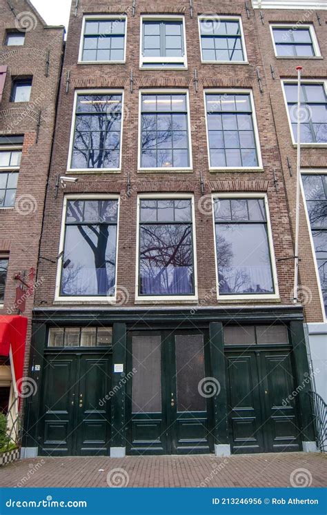 The Anne Frank House And Museum In Amsterdam Editorial Photo Image Of