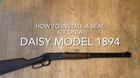 How To Install A Seal Kit On A Daisy Model 1894 YouTube
